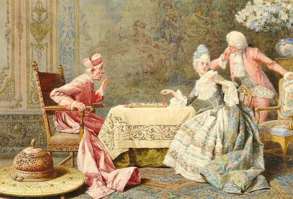Playing chess with a cardinal by Stephan Sedlacek